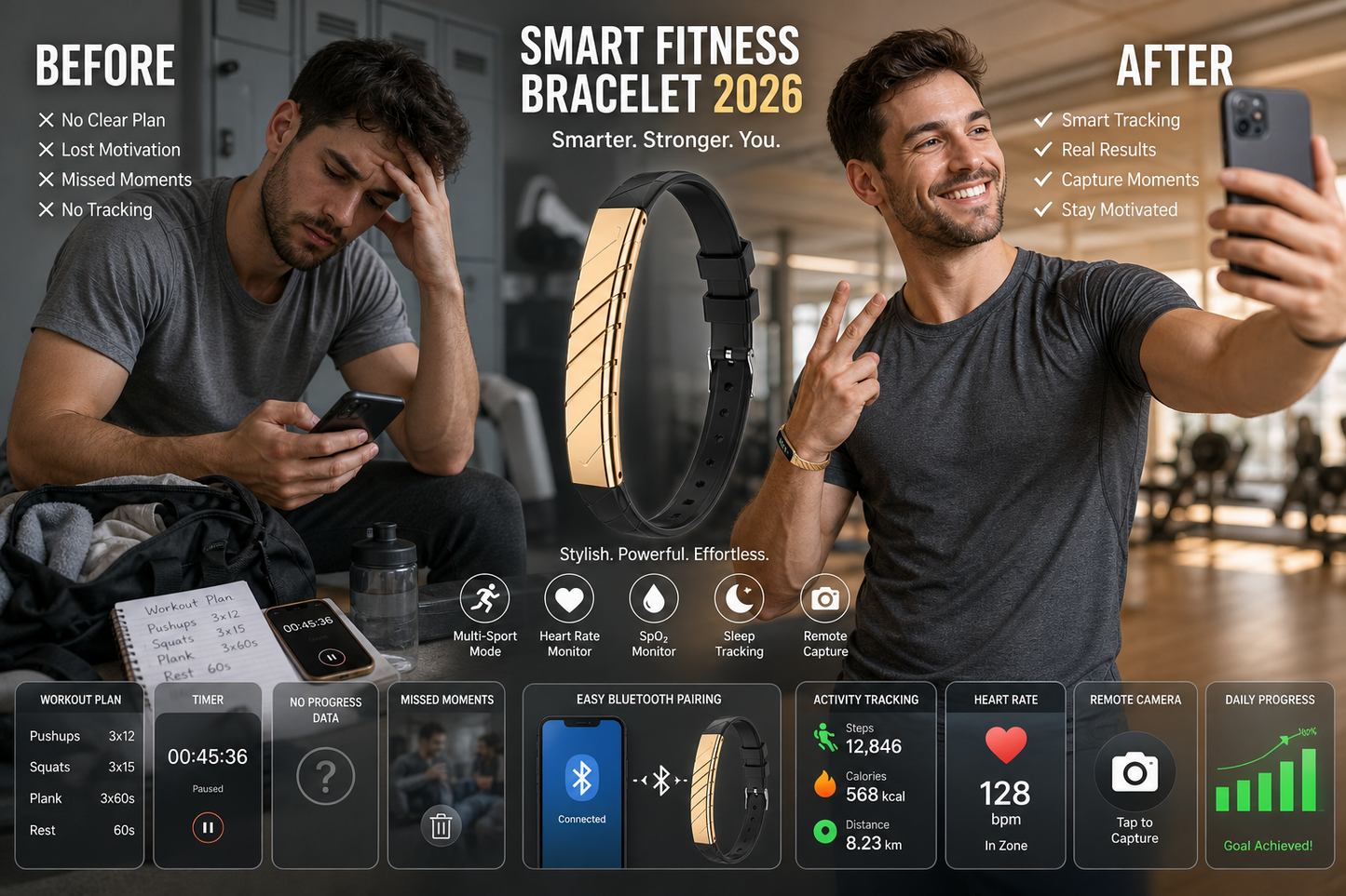 Smart Fitness Bracelet 2026